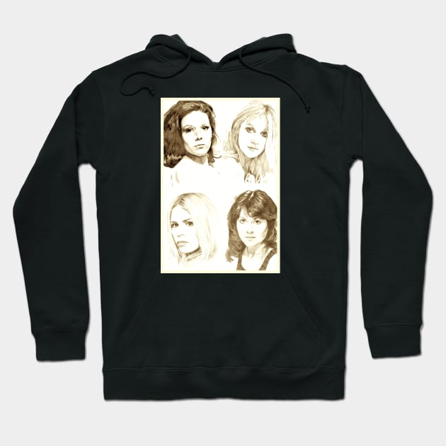 Iconic Faces Hoodie by Grant Hudson